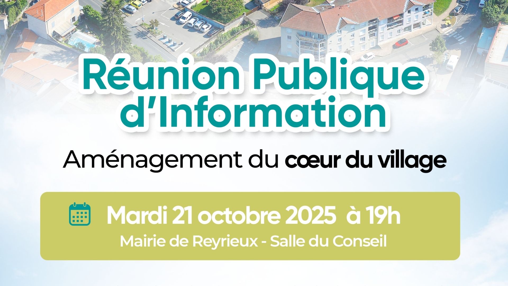 RÉUNION PUBLIQUE D'INFORMATION