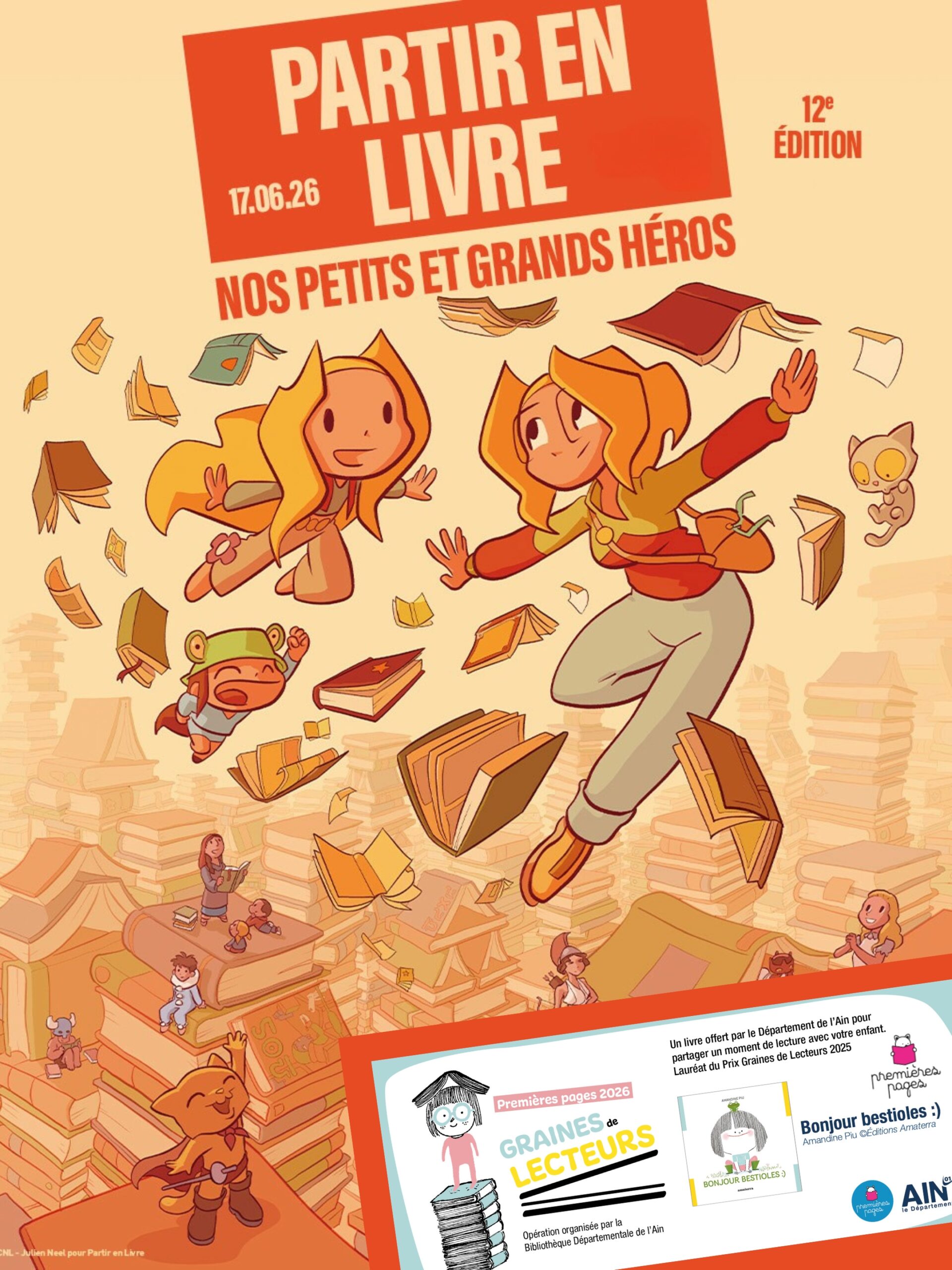 Partir en Livre : « Petits et grands héros » le mercredi 17 juin