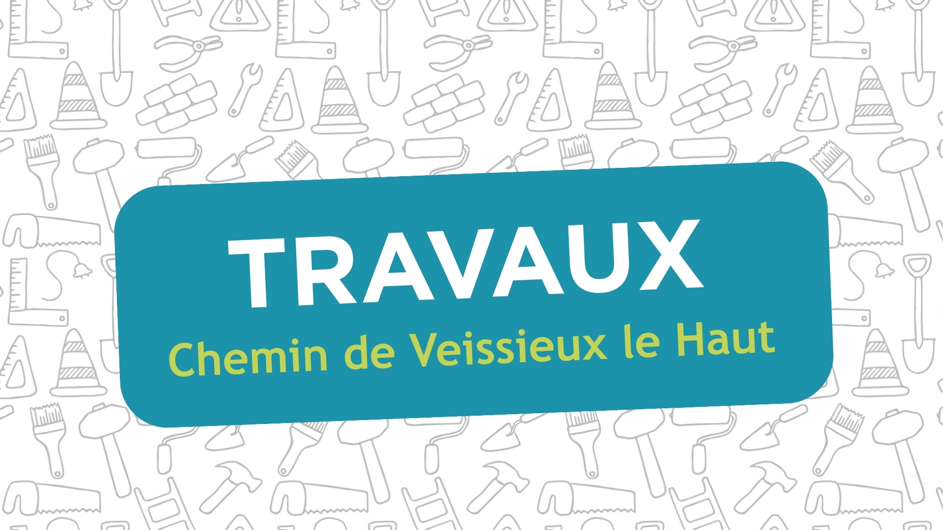 Travaux chemin de Veissieux-le-Haut : renforcer la sécurité aux abords des établissements
